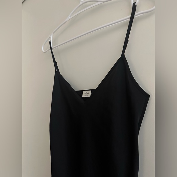 wilfred- black satin mini dress - Picture 2 of 3